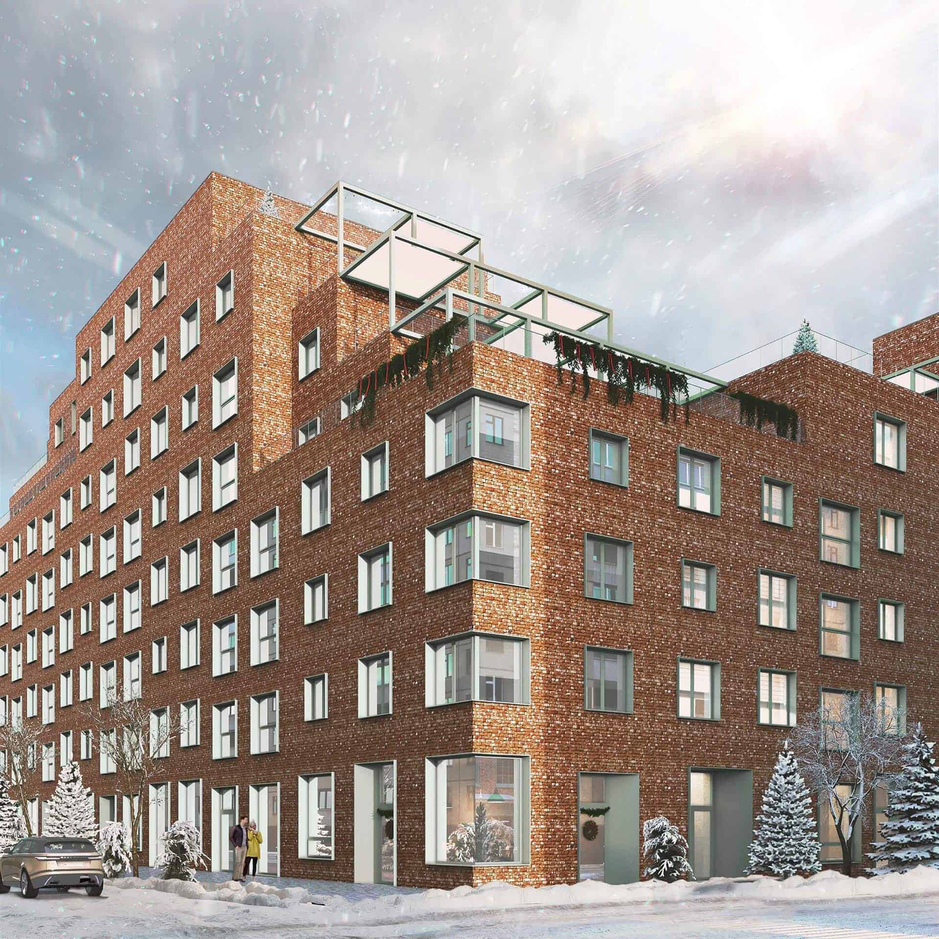 Concept House Futurium, Kharkiv - exterior render