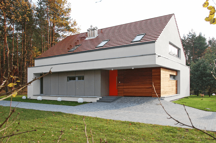 Example of a country house reconstruction