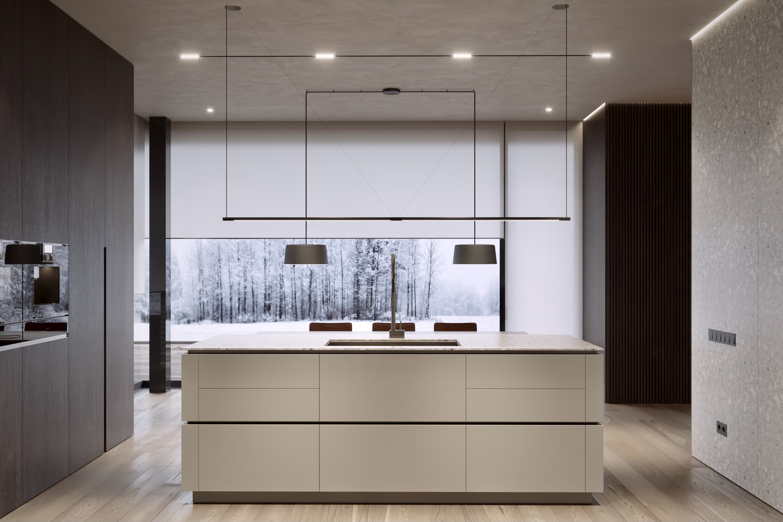 Ascetic House Interior