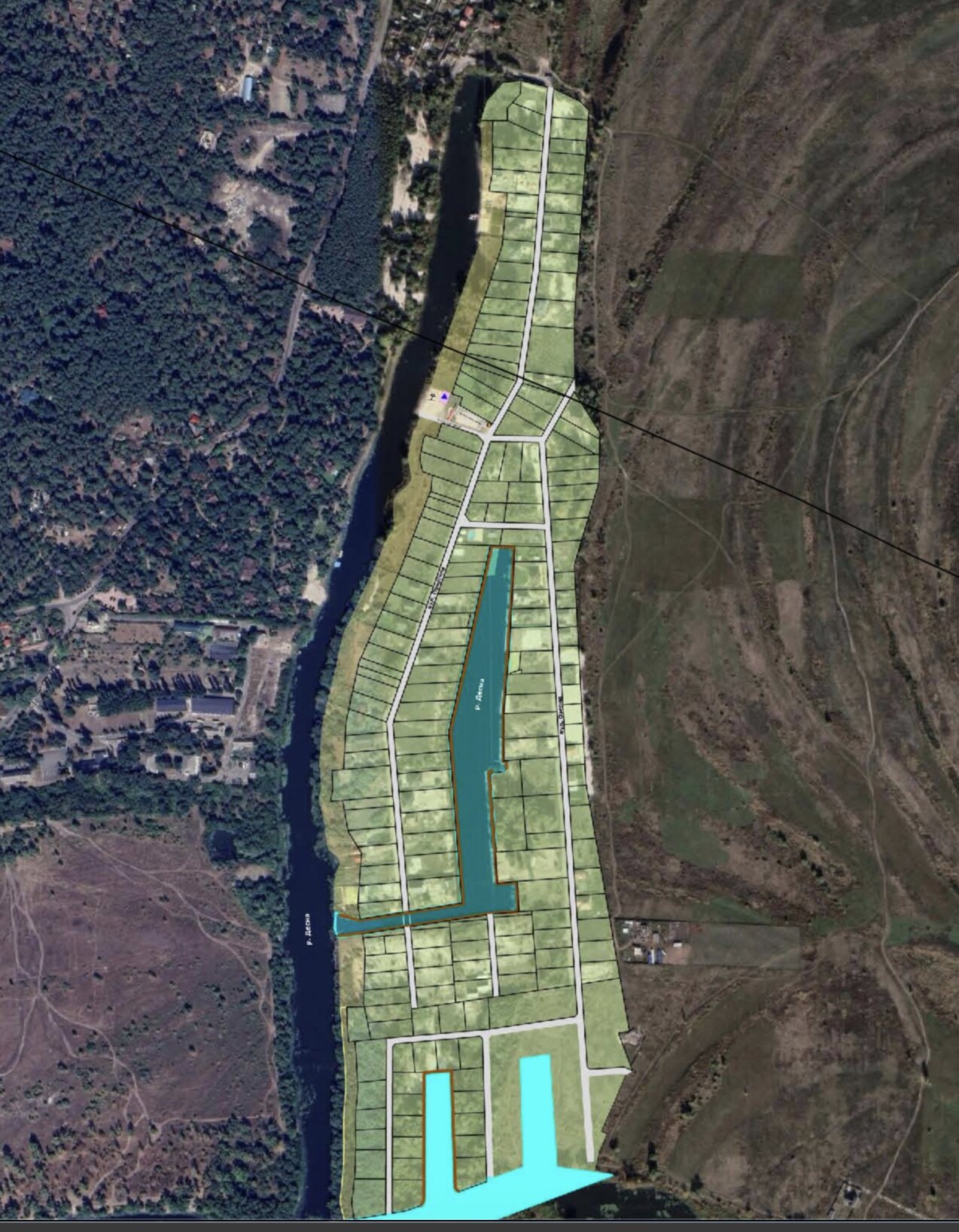 Grid-pattern development typical of post-Soviet planning