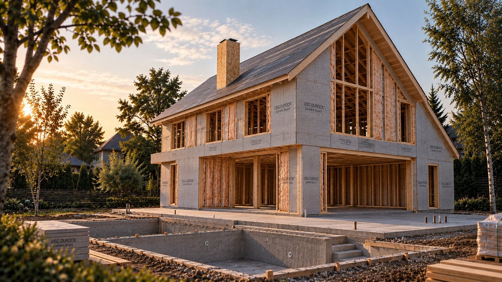 Insulating a frame wall