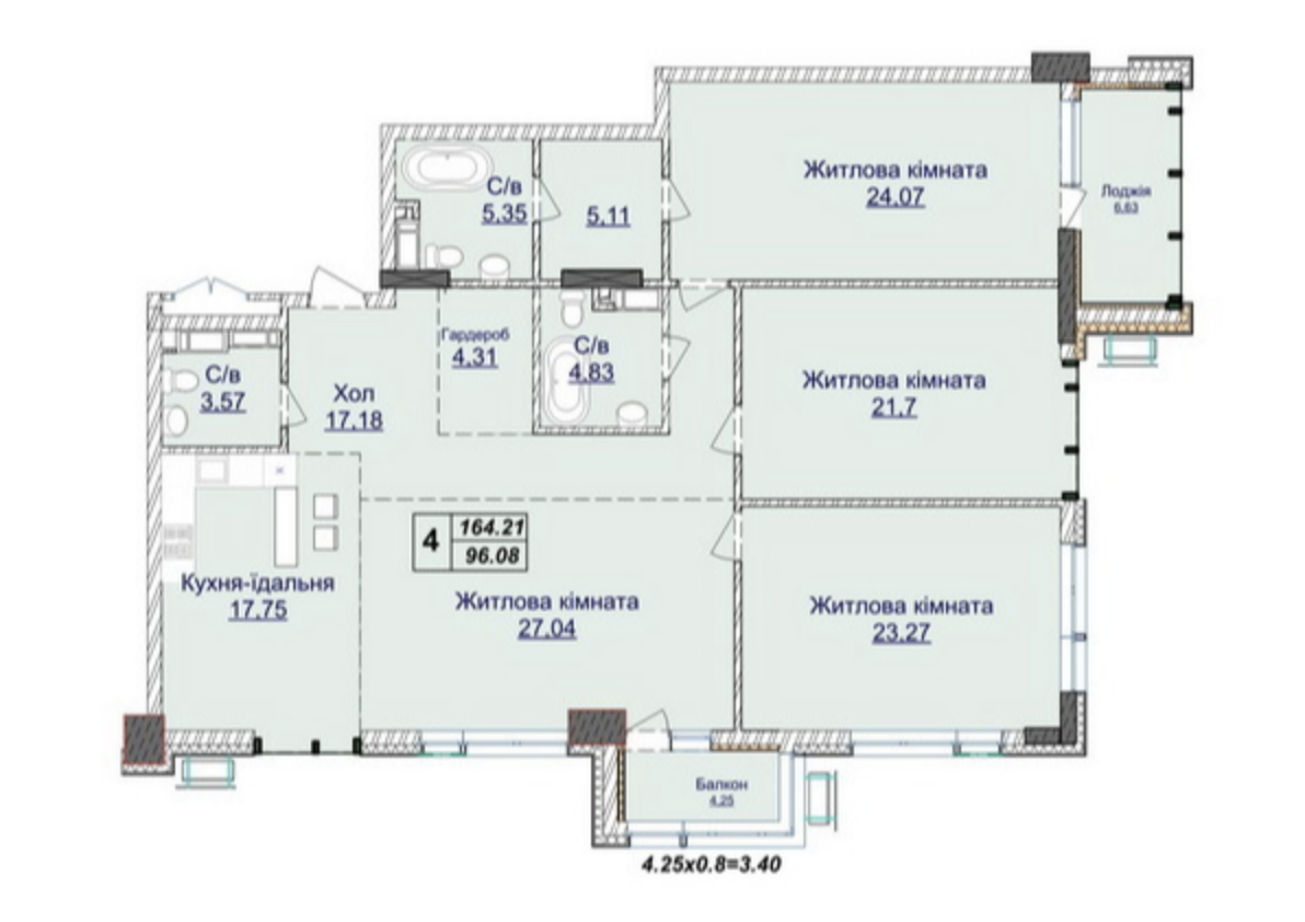 Design planning stage, Novopecherski Lypky apartment